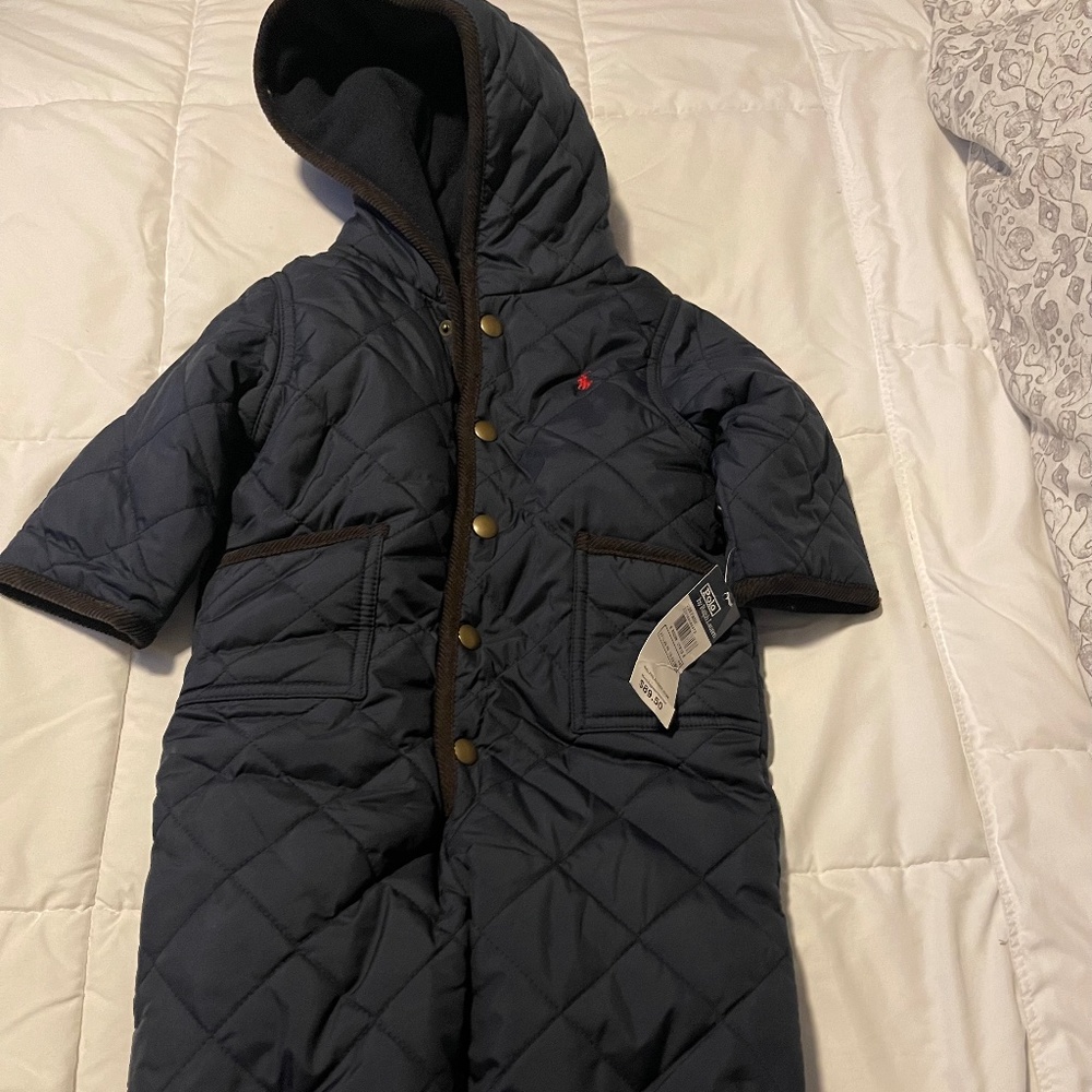 POLO Ralph Lauren Navy Blue SnowSuit 9 Month